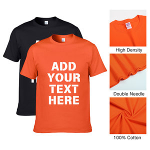 Camiseta Deportiva Informal de Algodón con Cuello Redondo, Tela de 180 g, Impresión Digital, Camiseta de Verano para <span class=keywords><strong>Hombre</strong></span> con Transferencia Térmica DTF - Product Image 1