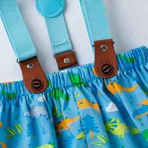 Babany gros nouveau-né bébé garçons anniversaire <span class=keywords><strong>Costume</strong></span> décontracté salopette vêtements - Product Image 3