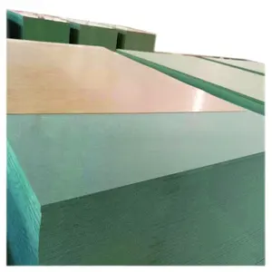 1220*2440mm Schrank materialien E1 kleber grüne Farbe Melamin beschichtet HMR MDF