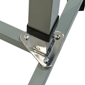 Load Bearing Bedside Dining <b>Table</b> Adjustable Height <b>Metal</b> Support Standing <b>Table</b> for Elderly Hospital - Product Image 2