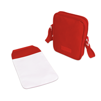 Sac bandoulière carré uni de petite taille pour voyage en extérieur, personnalisable par impression par transfert thermique, fournisseur chinois