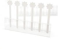 Support de papier de test de parfum acrylique 12 trous pour bandes de parfum/bande de buvard de parfum présentoir translucide