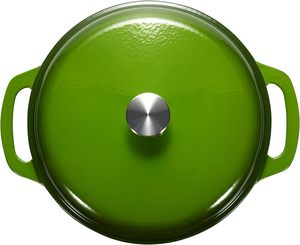 Casserole <span class=keywords><strong>en</strong></span> <span class=keywords><strong>fonte</strong></span> émaillée For Basics avec couvercle, 4 litres, verte - Product Image 3