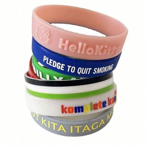 Pulseras de Silicona Brillantes con Logotipo Impreso, Económicas al por Mayor - Product Image 2