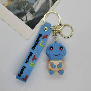 Portachiavi Creativo a Forma <span class=keywords><strong>di</strong></span> Bambola in Gel <span class=keywords><strong>di</strong></span> Silicone Non Tossico, Figurina Pokémon 3,5cm*5cm per Borse e Auto - Product Image 4