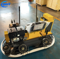 Machine à lisser le béton, polisseuse de sols en béton, lame de finition pour béton, finisseur de béton autoporté 24 pouces, 13 CV