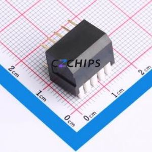 DP-05-K-T DIP Switch Through hole Component (THT) Switch Piano Key Single Pole Single Throw 5 2.54mm - Product Image 2