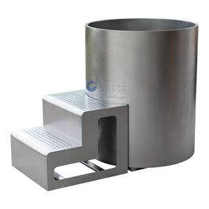 Neues Hochwertiges Design Vollrunde Outdoor-Badewanne aus Edelstahl, Eisbad-Kapsel, Kaltwasser-Tauchbecken für Einweichtherapie - Product Image 1