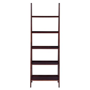 Modern 5 Tier Ladder Bookshelf for Office & Living Room with Metal Frame and Wooden Shelings Storage Rack for Home Decor - Product Image 4