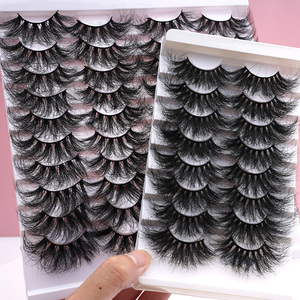 Precio de fábrica, venta al por mayor, tiras de pestañas largas 5d, visón, venta al por mayor, pestañas de visón 100% siberianas - Product Image 2