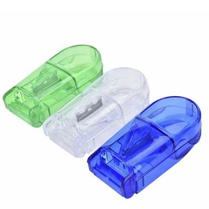 Pocket Tablet Splitter Clear View Pill <b>Cutter</b> Case Smart V Holder Medicine Slicer Device Wholesale Price Vitamin Divider - Product Image 3