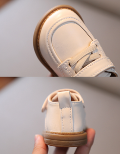 รองเท้าเด็กหัดเดิน หนังแท้ พื้นนุ่ม สีพื้น สำหรับเด็กผู้ชายและเด็กผู้หญิง รุ่นสปริง นิว เบบี้ คิดส์  แบบลำลอง - Product Image 5