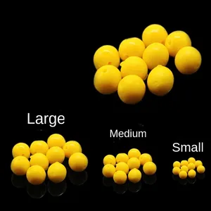 3+7 New arrival Yellow Multiple Specifications Sweet Corn Taste Enviromnal Tpr Floating Ball Baits Fishing Fake Floating Corn