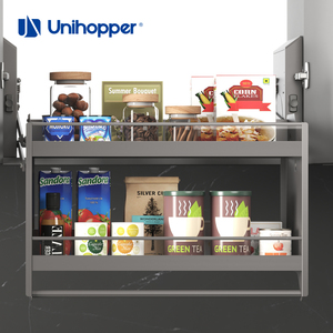Étagère hydraulique escamotable UNIHOPPER série MONA, organisateur de <span class=keywords><strong>cuisine</strong></span> supérieur, rangement d'armoire, panier élévateur - Product Image 1