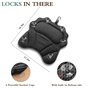 หมอนรองคอหัวไหล่หลัง4D อ่างอาบน้ำสุดหรูตามหลักสรีรศาสตร์พร้อมถ้วยดูดพลังสูง6ใบ - Product Image 3