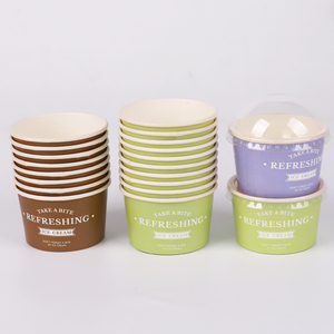 Vaso de Papel de Pared Simple Ecológico Personalizable, Reutilizable, Duradero, Impresión Offset, Colores y Tamaños Personalizados, Recubierto de PE de Grado Alimenticio - Product Image 1