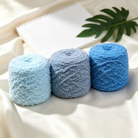 Pelote de fil en coton nuage doux et moelleux pour tricot et crochet, idéale pour sacs, poupées, chapeaux, écharpes faits main, plusieurs couleurs unies