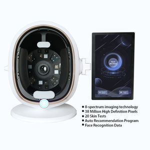 Analyseur de <span class=keywords><strong>peau</strong></span> AI 3D pour usage domestique <span class=keywords><strong>et</strong></span> spa, écran tactile 15,6 pouces, portable, analyse de l'humidité UV à 8 spectres, beauté - Product Image 3