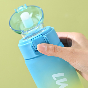 Hot Selling Custom Matte Gradient Color Sports <b>Water</b> <b>Bottle</b> 650ml BPA Free Thermal Insulation Factory Print <b>Gym</b> Outdoor Portable - Product Image 6