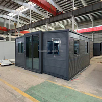 Maisons conteneurs de 20 pieds à vendre, maisons mobiles en acier d'occasion, maisons modulaires à ossature métallique, maisons conteneurs extensibles