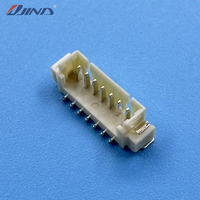 Conector de orificio macho JINDA 1.25T-1-7A de 1.25mm y 7 pines para PCB, tipo wafer, de bronce fosforado, para conexión de cable a cable
