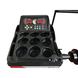 Équilibreuse de roues automobile manuelle à électro-aimant infrarouge avec instructions détaillées - Product Image 3