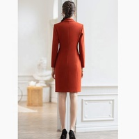 Robe élégante orange pour femmes, design de ceinture tendance 2022, vente en gros, robe pour femmes pour occasions spéciales