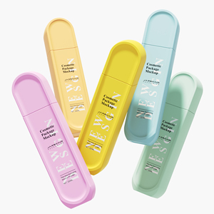 Flacon pompe en PETG de luxe en forme de <span class=keywords><strong>capsule</strong></span> pour cosmétiques, soins de la peau, tonique, brume, lotion, sérum, avec boîte cadeau - Product Image 6