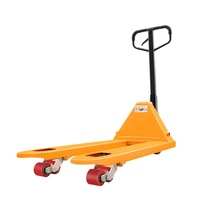 Chariot à palettes manuel hydraulique 1T 2T 3T avec roues en PU/Nylon, modèle CBY à fourches longues, en promotion – Usine Muduo 2026