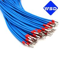 Câble de raccordement personnalisé avec faisceau de câbles, borne annulaire en caoutchouc silicone, 2AWG 6AWG 8AWG, pour onduleur solaire marin