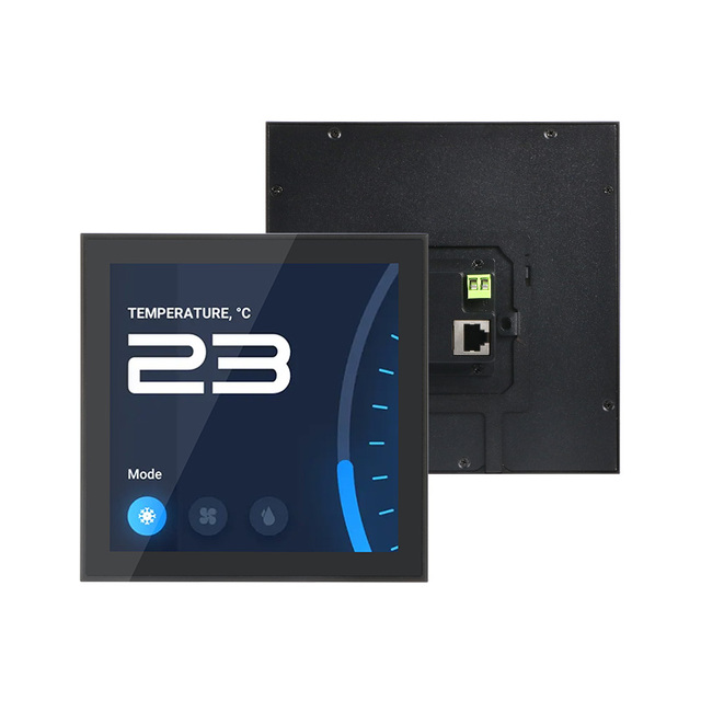 2025 Sunworld YC-L76 New Smart Home 7 Inch Square Touch Screen Android Tablet Panel WiFi IPS for Hotel RV Car Wall Mount Poe
