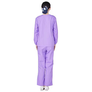 Venta al por mayor personalizado cuello en V uniforme de salón elegante colorido dental uniformes - Product Image 4