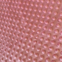 Tissu en polaire minky de haute qualité, super doux, pour couverture bébé, motif bulles et pois