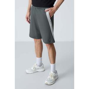Shorts basiques pour hommes en coton kaki, épais, doux et texturés, coupe standard - 81280 - Kaki - Product Image 3