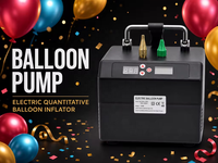 Pompe à ballons électrique à double buse, gonfleur professionnel pour la décoration de ballons de mariage, d'anniversaire et de fête
