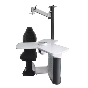 Unidad de Silla y Mesa de Refracción Oftálmica Ergonómica Europea, Mesa de Optometría Metálica con Diseño Deslizante Estable, Disponible para Uso Hospitalario - Product Image 1