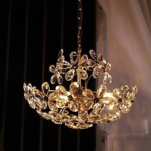 Fransız Hafif Lüks xStyle Orta Tavan Lambası ve Kristal Petal Avize Yaratımı - Product Image 3