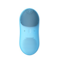 Brosse de nettoyage du visage Silicone ultrasonique Mini brosse ionique de nettoyage du visage Usb masseur Machine à laver 2020
