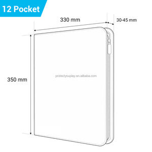 Raccoglitore per carte Pocket Card PYP 12 Premium in pelle con chiusura a Zip - Product Image 6