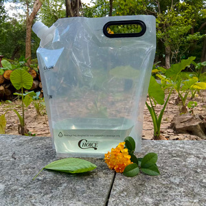 Bolsa Transparente de PE de Grado Alimenticio con Boquilla, a Prueba de Fugas, Reutilizable, Portátil, para Agua, Líquidos y Bebidas - Product Image 4