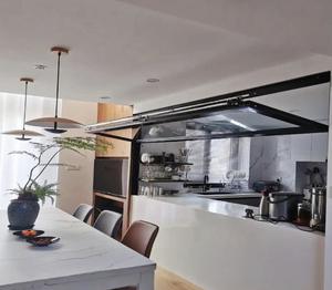 Griglia di Sicurezza in Alluminio con <span class=keywords><strong>Doppia</strong></span> Aletta Pieghevole METGOOD, Alta Qualità, Vetro Temperato, per Cucina e Uso Esterno, Piegatura Verticale - Product Image 3