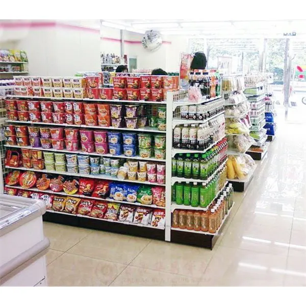Großhandel Heda Convenience-Lager regal metallisch Gondel-Rack Einzelhandel Regal Supermarkt