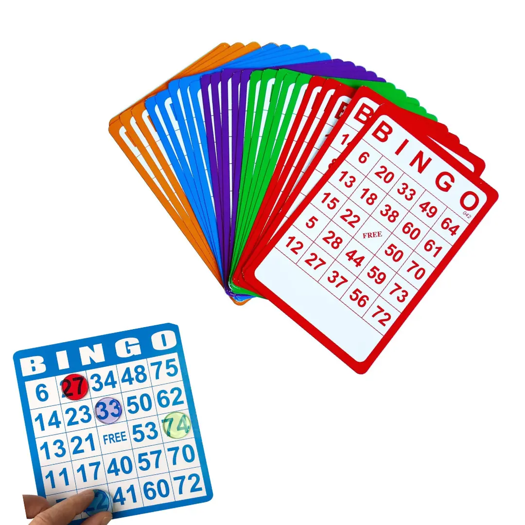 Hi-Q customized Printing Bingo Card Game and accessories Bingo Games manufacture
