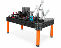 Table de soudage 3D professionnelle réglable avec système de serrage pour la fabrication et l'assemblage industriels