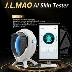 เครื่องวิเคราะห์ผิวหน้าแบบพกพา เทคโนโลยี AI เชื่อมต่อ WiFi หน้าจอสัมผัส สำหรับวิเคราะห์ความชุ่มชื้น ความมัน และความยืดหยุ่นของผิว - Product Image 2