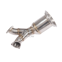 Tubería de Escape Directa Modificada de Alta Calidad en Acero Inoxidable SS304 para Audi SQ5 3.0T 2020-2022, Reduce la Contrapresión del Escape