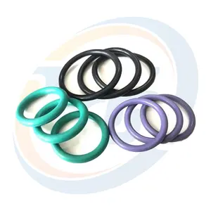 LongCheng Good Quality Heat Resistant Non-standard Custom ISO CE Buna Nbr Fkm Silicon Flat O-ring O Ring Seals Rubber O Ring