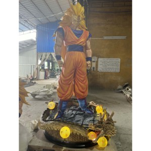 Modelo de <span class=keywords><strong>Arcilla</strong></span> para Impresión 3D al por Mayor, Figura de Resina de Goku de Dragon Ball, Estatua de Goku de Anime, Figura de Vegeta de Dragon Ball Z - Product Image 5