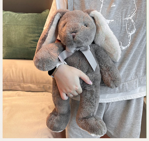 Peluche Lapin Doux à Longues Oreilles en Coton de 42 cm, Idéal pour Pâques, Cadeau en Gros Emballé en Boîtes - Product Image 2