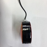 Feux arrière de remorque à double face ambre super lumineux pour véhicule, voiture, camion, remorque, cadre en plastique, ampoule 12v 24v